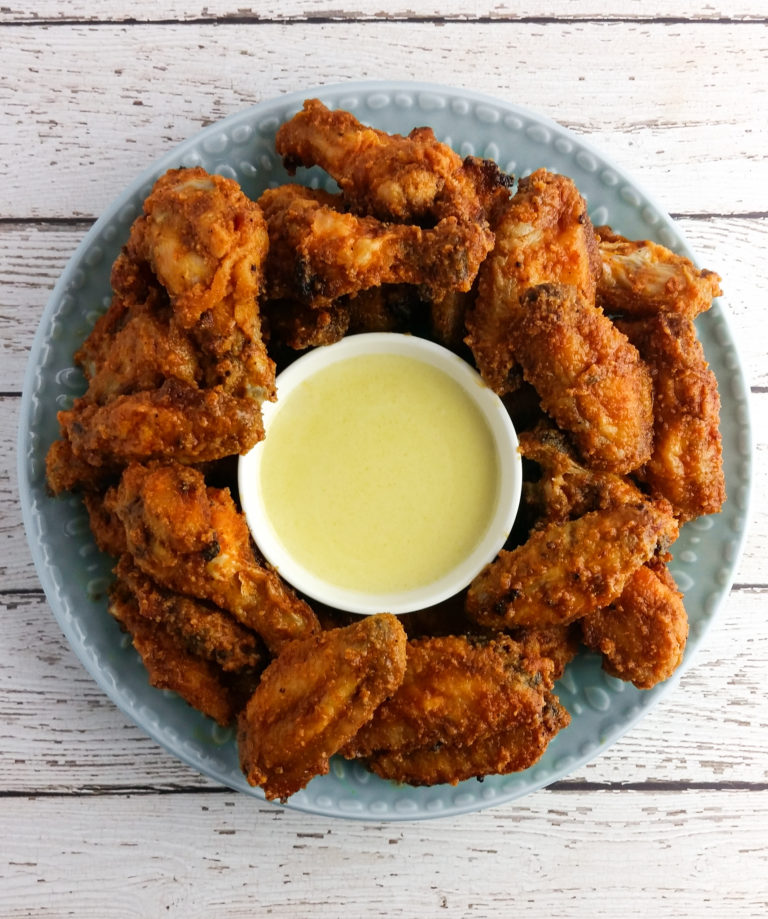 Buffalo Wings With Blue Cheese Sauce