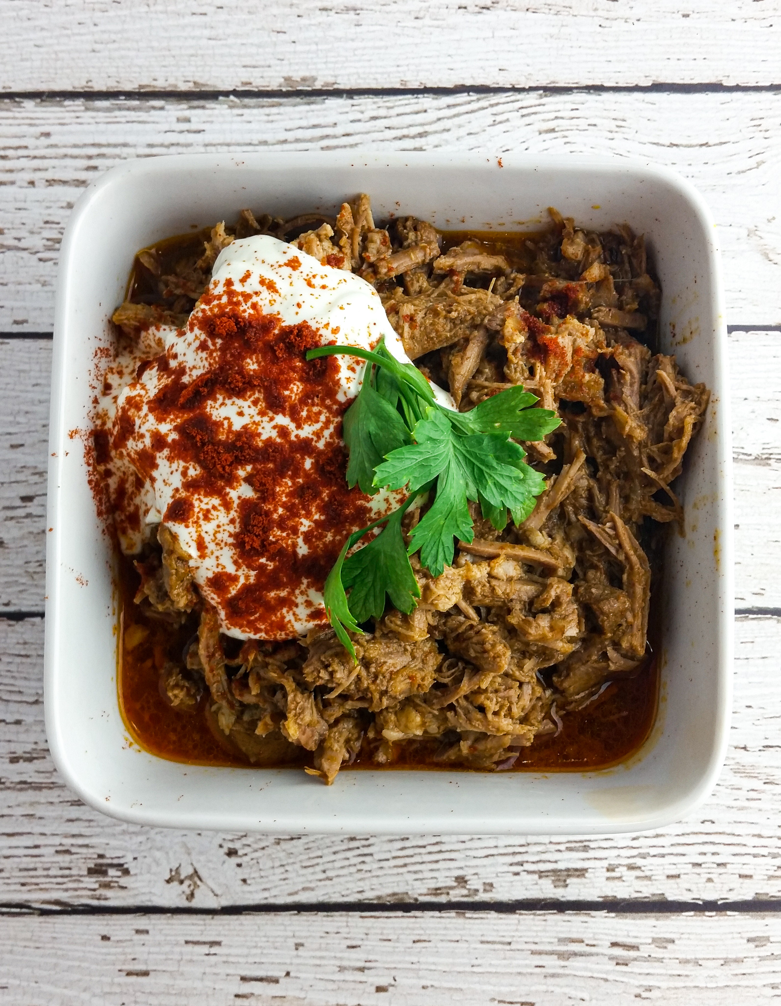 Moroccan Pulled Lamb